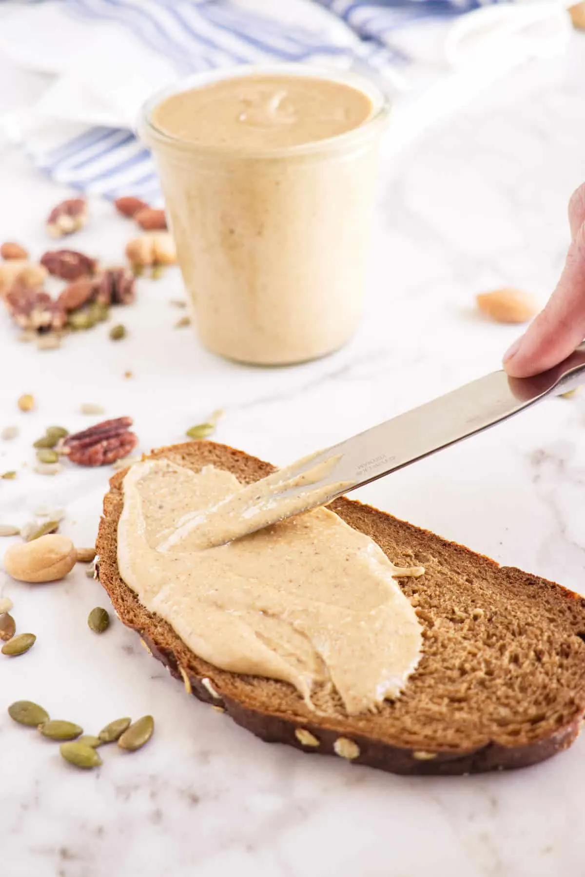 Roasted seed and nut butter
