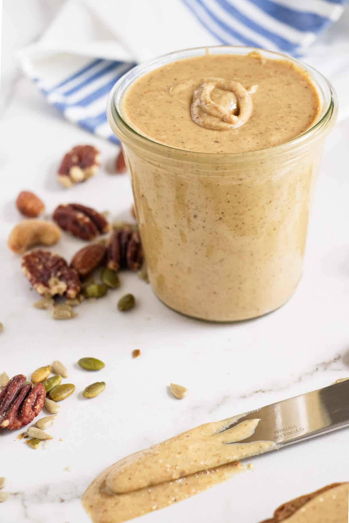 Roasted seed and nut butter