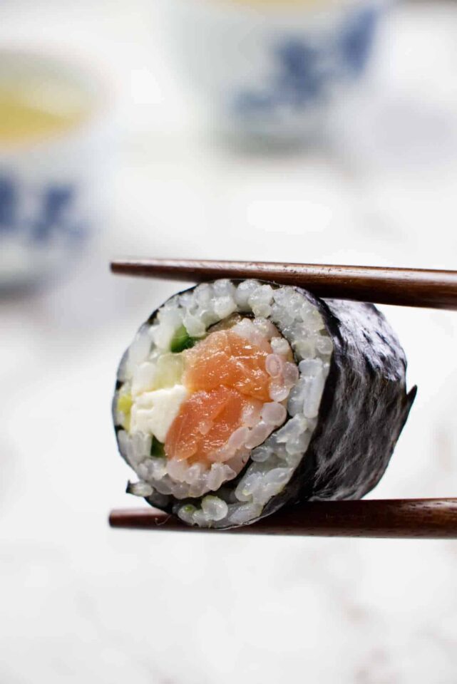 Smoked Salmon Philadelphia Roll - Savor the Best