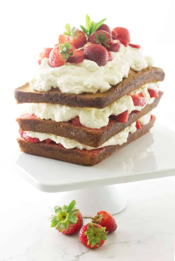 Strawberry Shortcake with Pound Cake