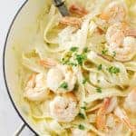 Creamy Garlic Butter Shrimp Pasta