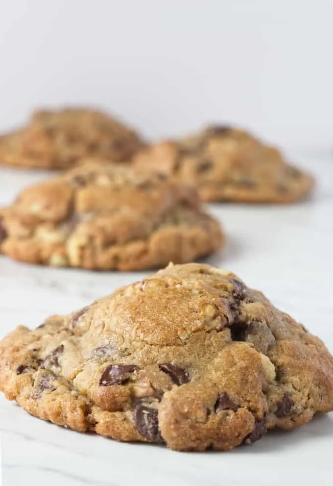 Levain Bakery Chocolate Chip Cookie Copycat Recipe - Katie Cakes