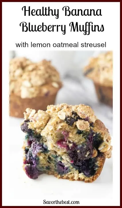 healthy banana blueberry muffin pinterest photo