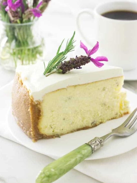 Lavender Cheesecake