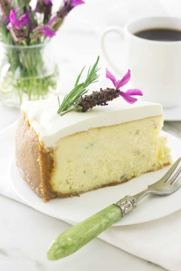 Lavender Cheesecake