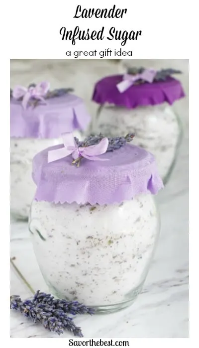 lavender infused sugar