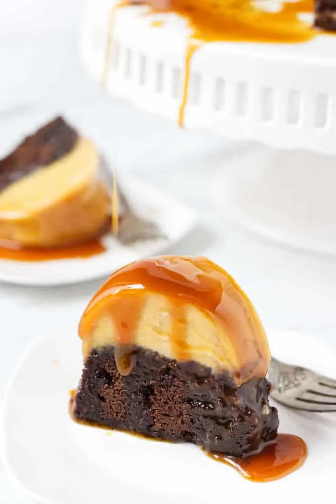 Créme Caramel Cake  Chocoflan – U-Taste