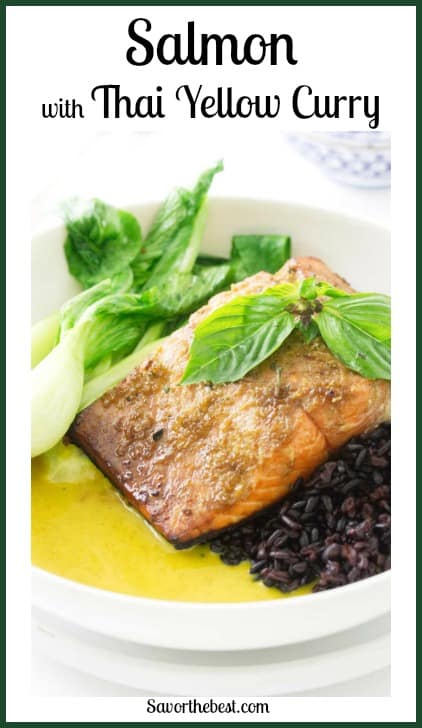 Salmon with Thai Yellow Curry