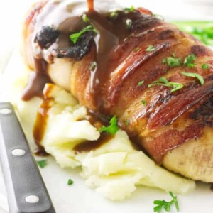 Bacon Wrapped Stuffed Chicken