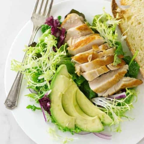 Green Salad With Avocado And Chicken Savor The Best