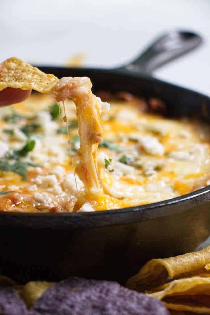 cheesy and hot chili relleno dip