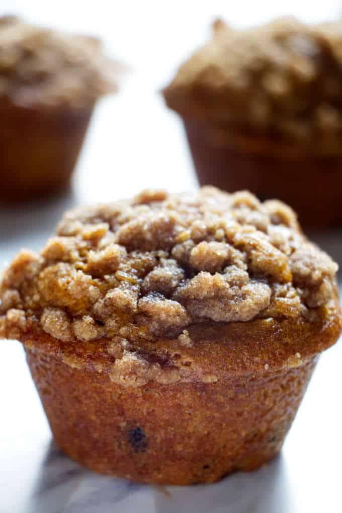 Pumpkin chocolate chip muffins