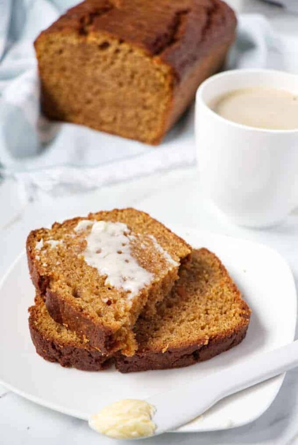 sweet potato bread with butter