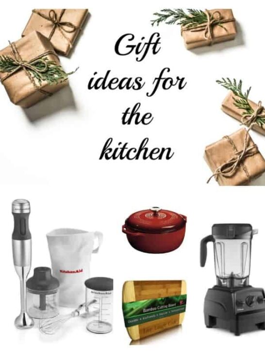 collage for gift ideas for the kitchen