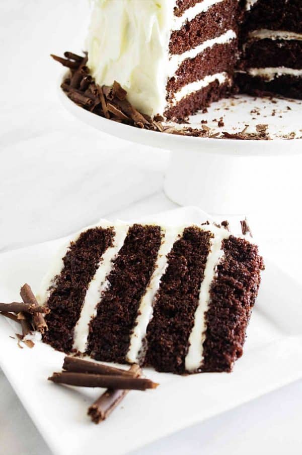 Intense Chocolate Cake with Cream Cheese Frosting Recipe - Savor the Best