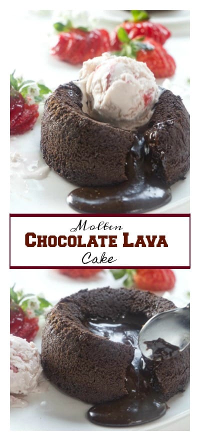 molten chocolate lava cake