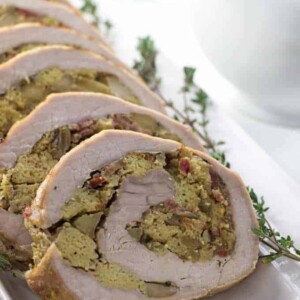 apple stuffed pork loin