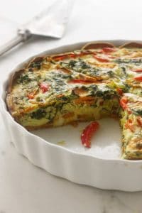 Goat Cheese Quiche with Sweet Potato Crust - Savor the Best