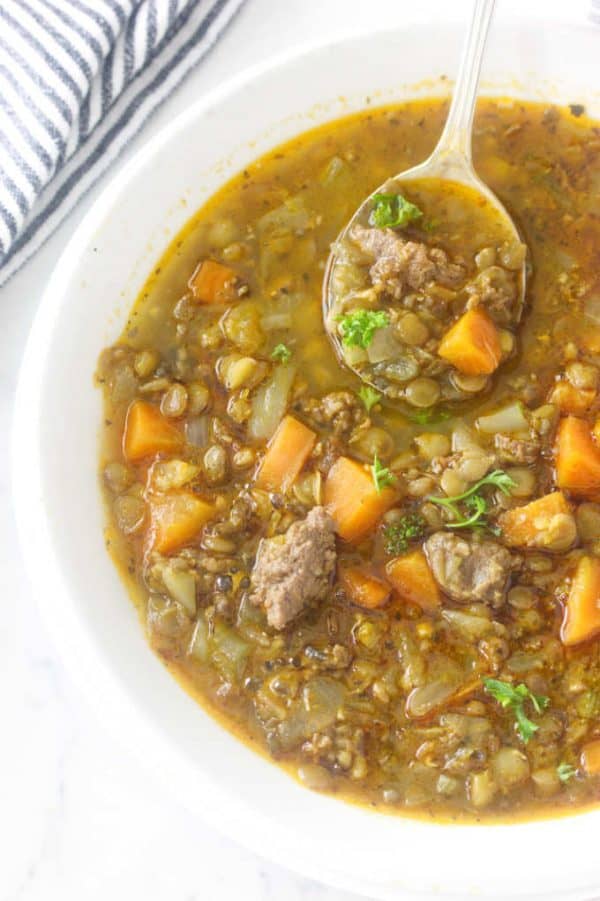 Italian Lentil Soup with Sausage Savor the Best