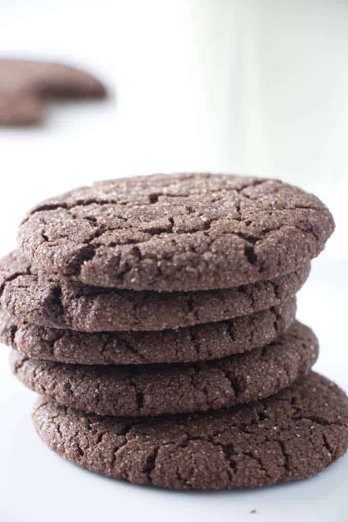 Chewy Chocolate Sugar Cookies