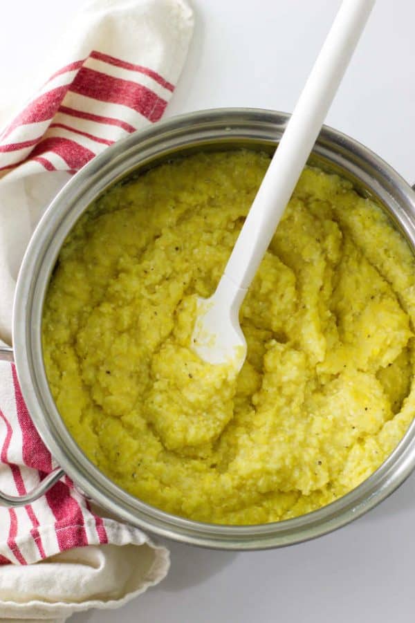 Glutenfree Chicken Enchilada Casserole with Polenta