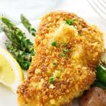 Close up of Parmesan Crusted Chicken