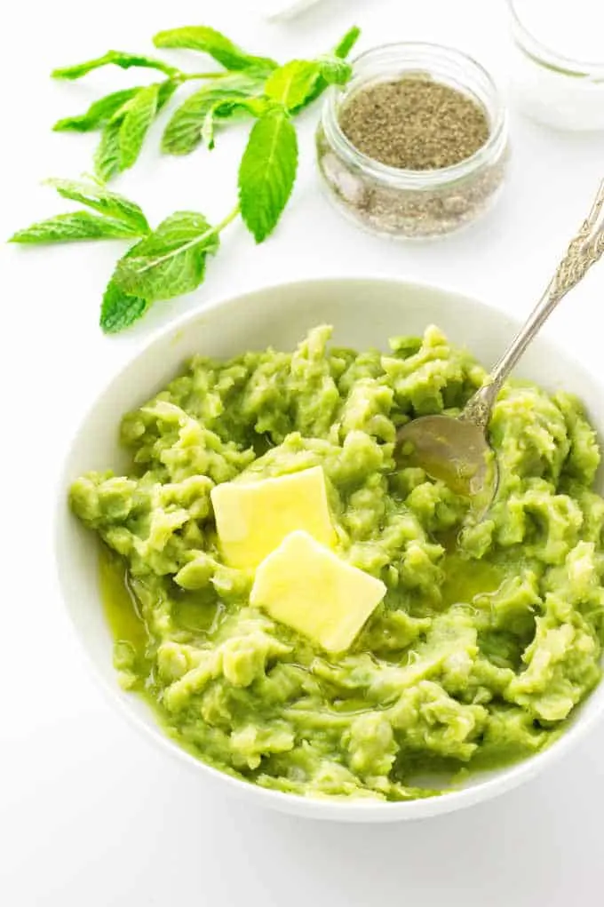 Mushy Peas with butter