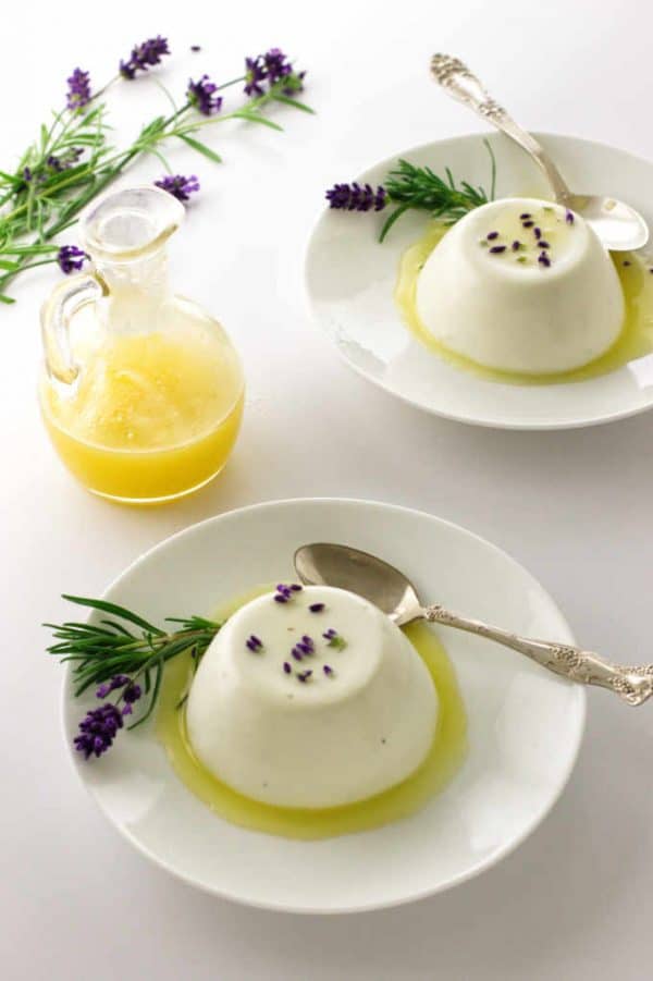 Lavender Panna Cotta with Lemon Syrup Savor the Best