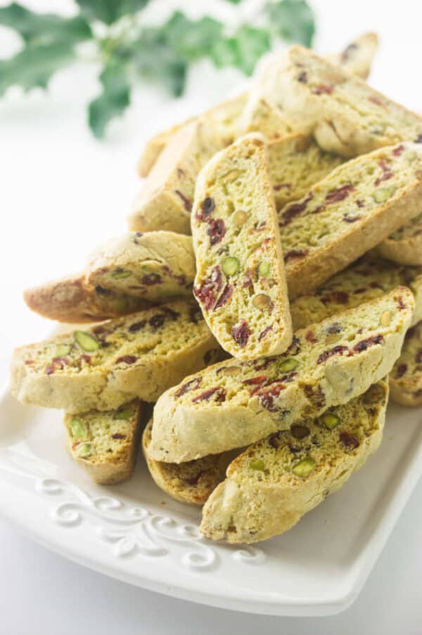 Cranberry Pistachio Biscotti - Savor The Best