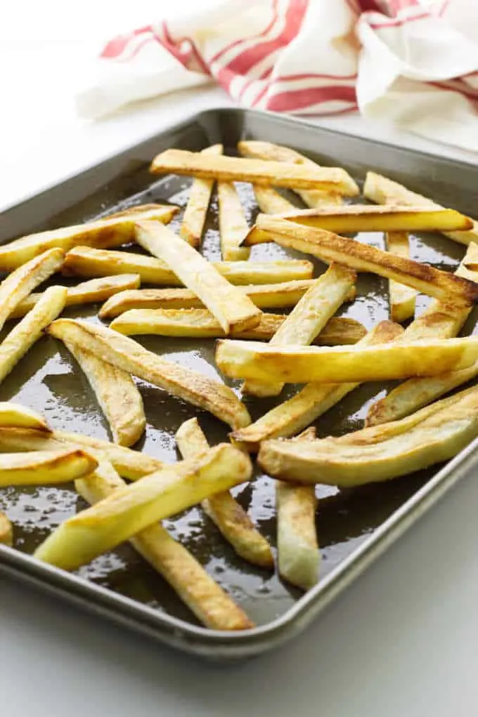 Baked oven fried potatoes