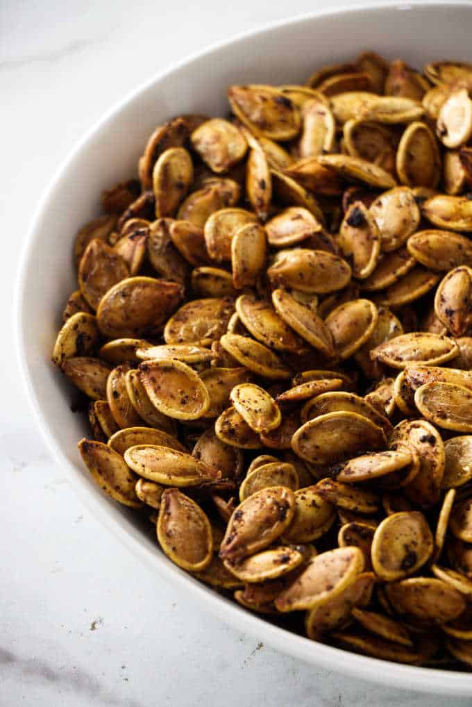 roasted pumpkin seeds