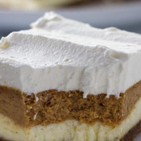 Layered Pumpkin Cheesecake Bars - Savor the Best