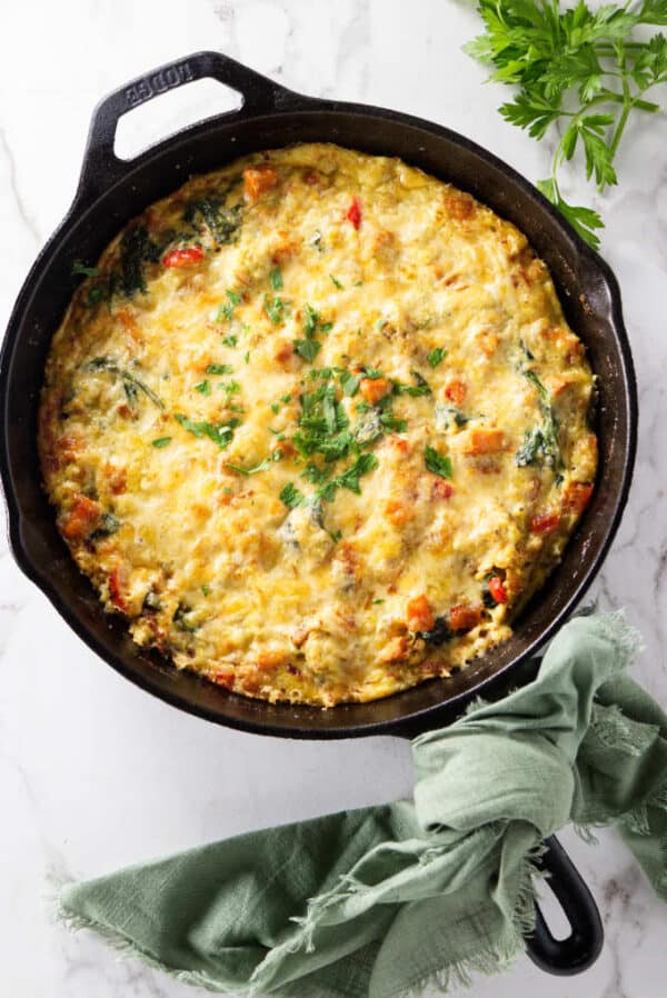 Sweet Potato Frittata - Savor the Best