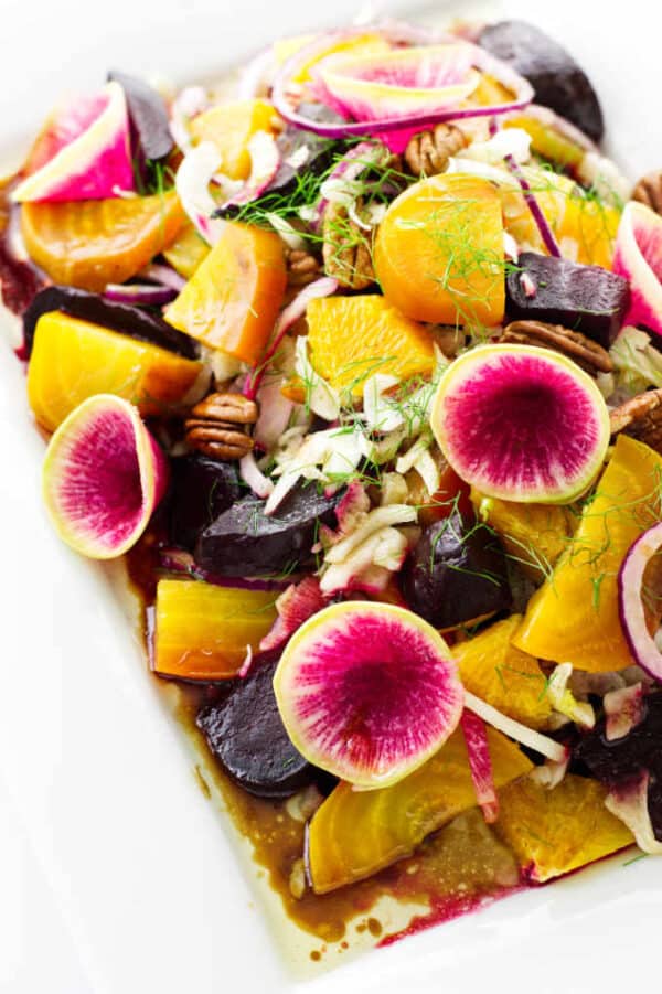 Roasted Beet Salad with Fennel and Radish Savor the Best