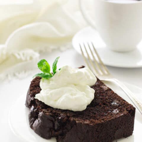 Mint Chocolate Loaf Cake