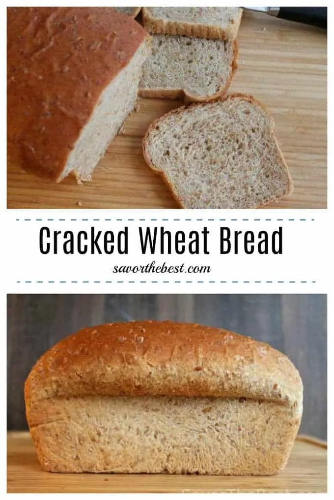 cracked wheat bread pinterest image.