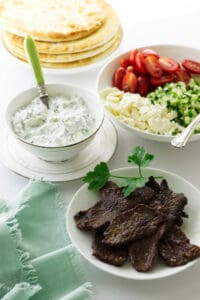 Lamb Pita With Tzatziki Sauce - Savor The Best