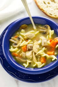 Turkey Noodle Soup (from a Leftover Turkey Carcass) - Savor the Best