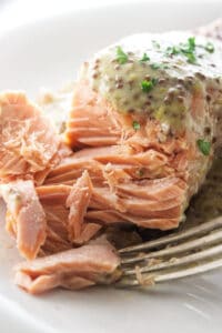 Baked Salmon with Mustard Sauce - Savor the Best