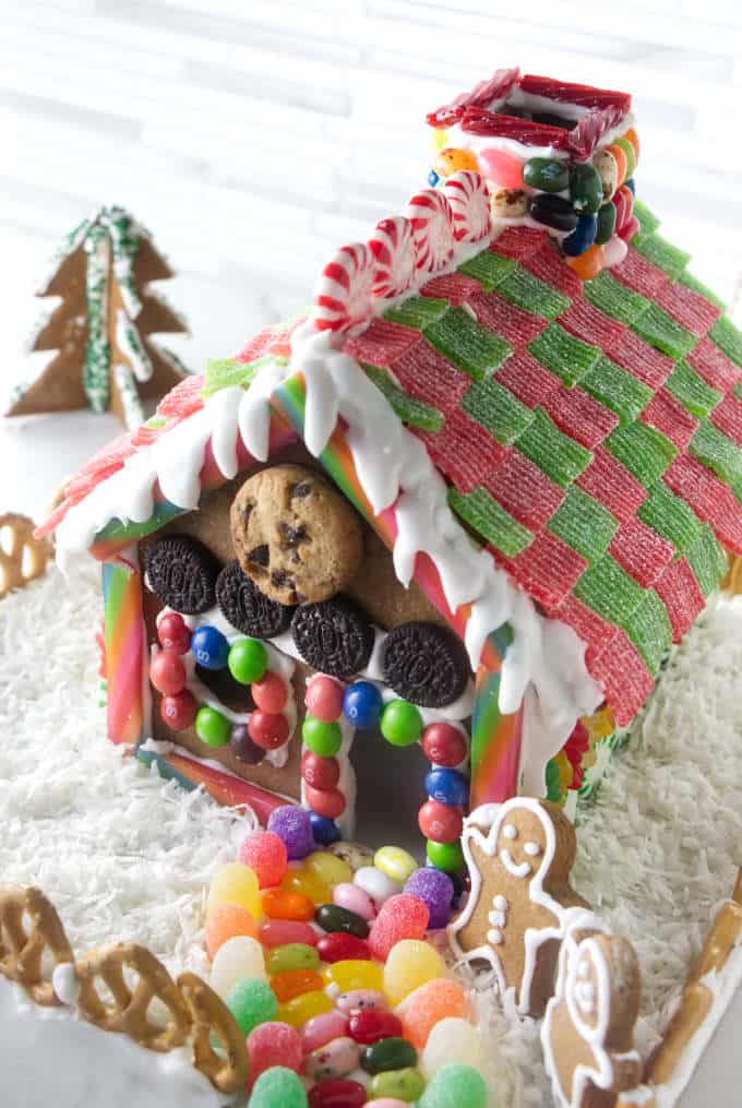 Gingerbread House Recipe (with Template) - Savor the Best