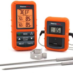 ThermoPro meat thermometer with two probes.