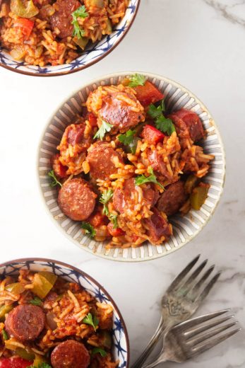 Sausage and Rice Skillet Dinner - Savor the Best