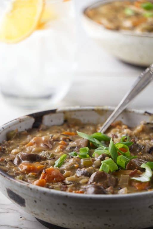 Instant Pot Wild Rice and Mushroom Soup - Savor the Best