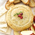 overview of baked brie in puff pastry