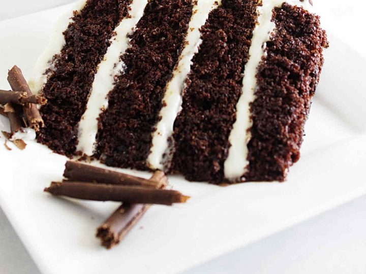 Chocolate Cream Cake : Recipes : Cooking Channel Recipe | Laura Calder |  Cooking Channel
