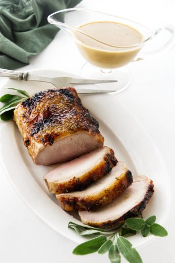 Pork Roast with Garlic-Ginger Glaze - Savor the Best