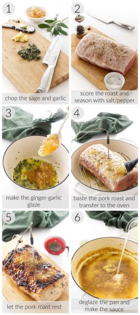 Pork Roast with Garlic-Ginger Glaze - Savor the Best