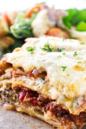 Meat Lasagna with Cottage Cheese - Savor the Best