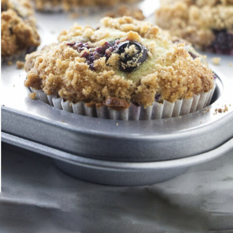 Blueberry Coffee Cake Muffins - Savor the Best