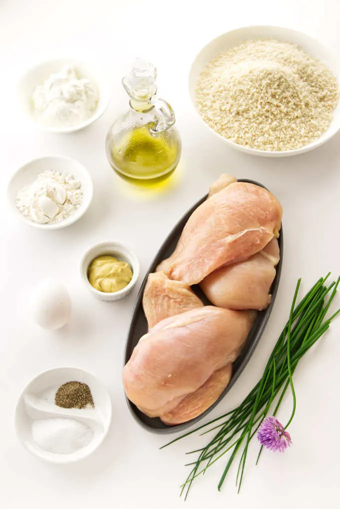 Ingredients needed for Pan Fried Chicken Breast Cutlets recipe